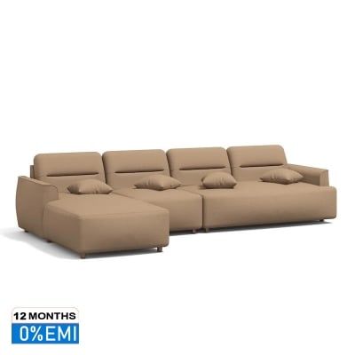 Picture of REGAL Wooden Sofa- Havena SDC-3126-3-1-20 (L SHAPE SOFA SET) (Fabric 2150)