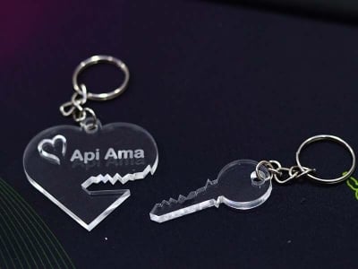 Picture of Heart Key Ring set