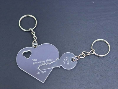 Picture of Heart key ring set version 2