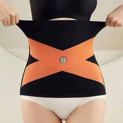 Picture of Women's Tight-Fitting Corset Strap, Fashionable Hollow-Out Breathable Waistband, Waist Trainer, Tight-Fitting Guard, Flat Belly Belt, Shaping Belt, Female Tight-Fitting Corset Shapewear Waist Trainer Corse