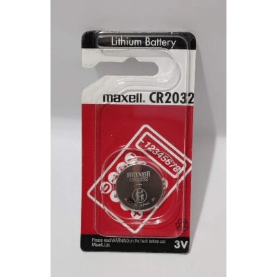 Picture of Maxell CR2032 3V Lithium Battery - Silver