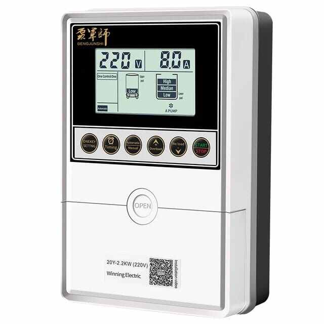 Picture of Intelligent Water Pump Controller 20Y-2.2kw 220V AC - White-1 Tank