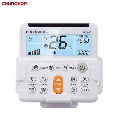 Picture of CHUNGHOP K-660E Wall Mount Smart AC Remote IR Universal Air Conditioning Remote Control