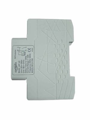 Picture of AVP New Model 2P 220V 63A AC  Adjustable Over Under Voltage Current Protector - White