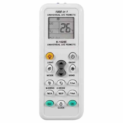 Picture of 1000 in 1 Universal Remote Control K-1028E A/C Digital LCD for Air Conditioner - White