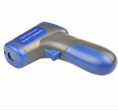 Picture of Digital Tachometer Gun Type Rpm Meter Non-Contact DT-6685 Speed RPM Counter - Blue