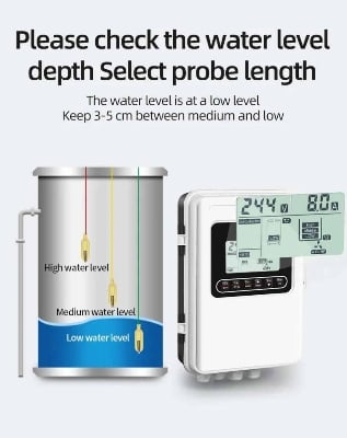 Picture of JNN Water Pump Intelligent Controller With Capacitor for Submersible Pumps - White
