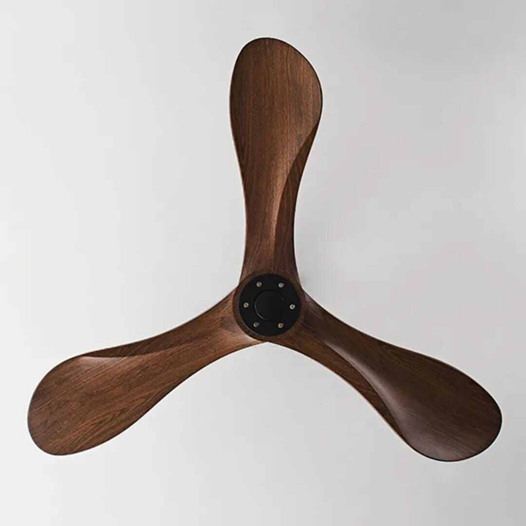 Picture of American Vintage Home Decorative 52 Inch Ceiling Fan 3 Plywood Blade Electric DC Motor Ceiling Fan With Remote Control