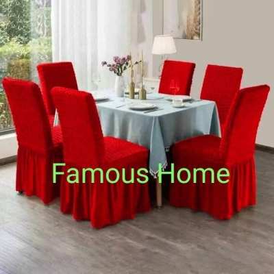 Picture of New premium quality turkey fabric elastic Chair cover(6piece set) 