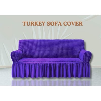 Picture of New unique design Turkey original spandex elastic sopa cover 3seat Violet