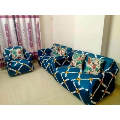 Picture of Premium Luxury China Magic printed stretchable fabrics sofa cover 2+2+1 Seat Multicolor