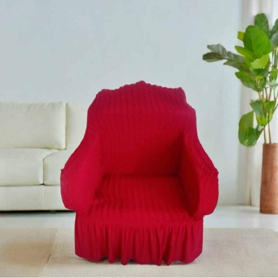 Picture of Sofa Cover 1 Seater Stitched Spandex Fabric - sofa cover 