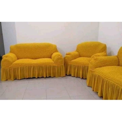Picture of Print Sofa cover 2+2+1 seater stitch Design Spandex fabrics/exlusive Tex 