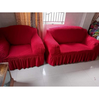 Picture of Turkey sofa stitch cover 2+2+1/3+1+1 Red