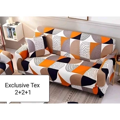 Picture of chaina magic pinter sofa cover 2+2+1 designing exlcusive tex 