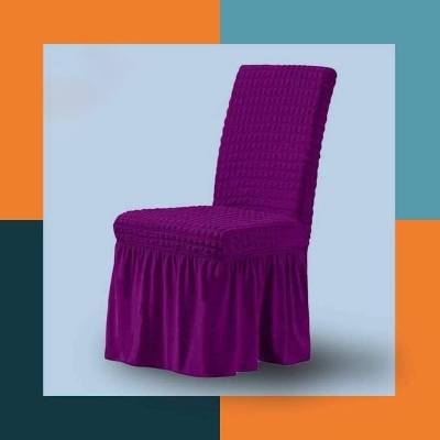 Picture of Turkey spandex elastic dining chair cover from famous home (1seat) 