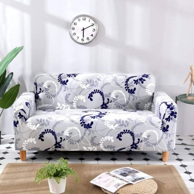 Picture of New unique design luxurious fashionable printed china digital print sopa cover 2+2+1/3+1+1 stitched from famous home Multicolor