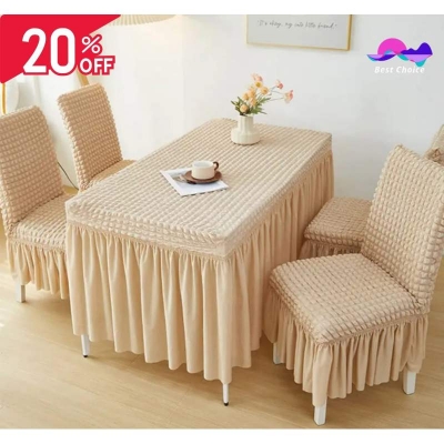 Picture of Turki chere cover 6 pis  seater stitch Design Spandex fabrics/exlusive Tex Cream