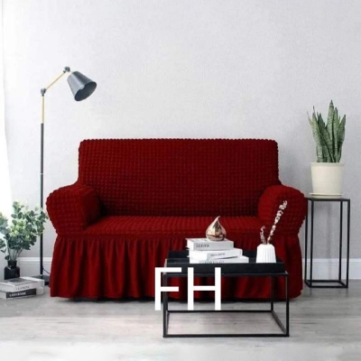 Picture of Reqular size Turkey elastic sopa cover Only  for 2 seat Maroon