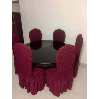 Picture of 6 pis chair cover turki Elastic Stretch Chair Cover for all dining chair 