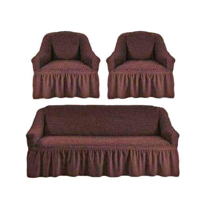 Picture of Sofa Cover 2+2+1 Seater Stitched Spandex Fabric - sofa cover 