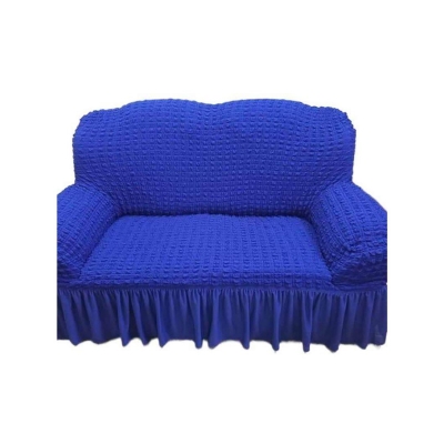 Picture of Turkish Spandex print fabric sofa cover-2+2+1 Blue