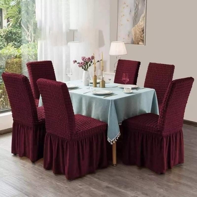 Picture of New premium quality Turkey original spandex chair cover 6 piece 
