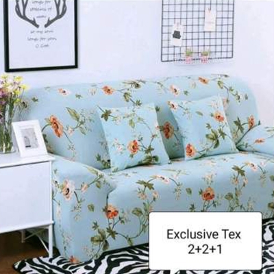 Picture of Only 2 seat premium quality china digital print sopa cover Multicolor