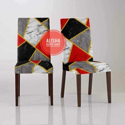 Picture of Only for 1 chair exclusive design fashionable China digital magic print chair cover from famous home Multicolor