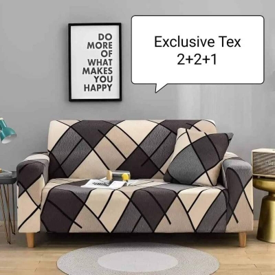 Picture of Chaina magic pinter sofa cover 2+2+1 designing exlcusive tex 