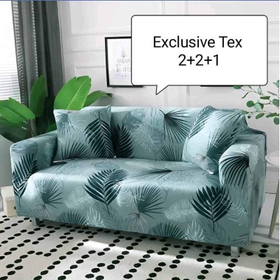 Picture of Chaina magic pinter sofa cover 2+2+1 designing exlcusive tex Grey
