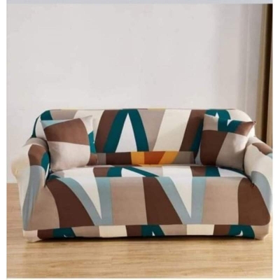 Picture of China print Sofa cover 2+2+1/3+1+1 seater stitch Design Spandex fabrics/exlusive Tex Antique White