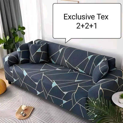 Picture of Chaina magic pinter sofa cover 2+2+1 designing exlcusive tex 