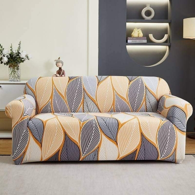 Picture of New premium quality fashionable printed china digital fabric sopa cover 2+2+1/3+1+1 stitched Multicolor