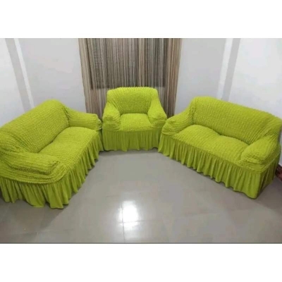 Picture of 2+2+1=5 seater stitch Spandex fabrics by new classical made by tourkey Violet