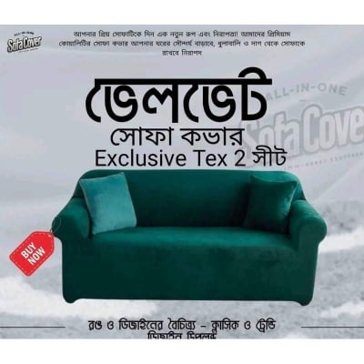 Picture of কোরিয়ান ভেলভেট ২ সীট এর Exclusive Tex Green