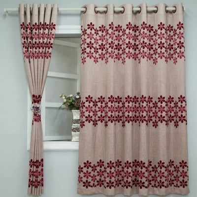 Picture of Unique design Curtains for door and window ( 5 kuchi porda 84/48 inchi Multicolor
