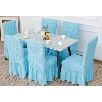 Picture of Premium quality Turkey original spandex elastic chair cover 6 piece Maroon