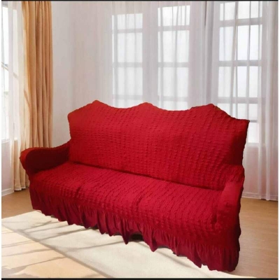 Picture of Sofa Cover3+1+1/2+2+1  kater sofa Seater Stitched Spandex Fabric - sofa cover Maroon
