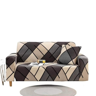 Picture of Premium Luxury China Magic printed stretchable fabrics sofa cover 2+2+1 Seat Multicolor