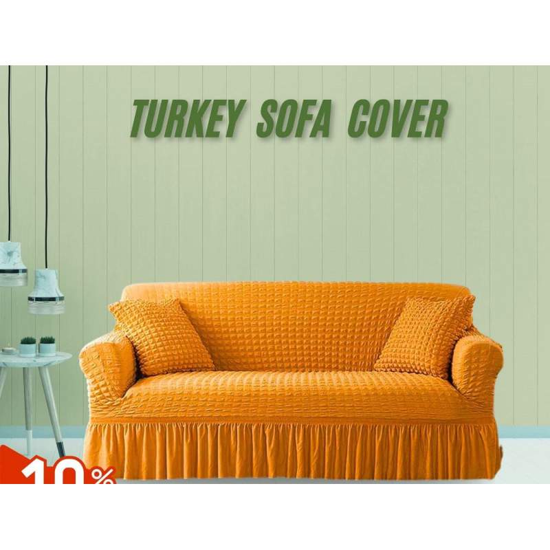 Picture of Print Sofa cover 2+2+1 seater stitch Design Spandex fabrics/exlusive Tex 