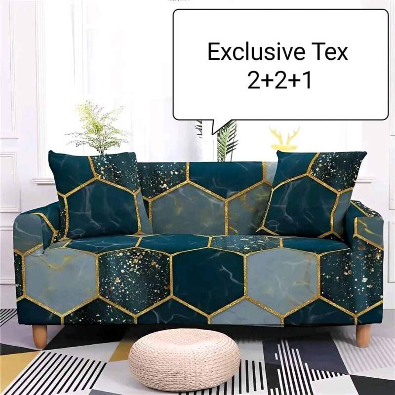 Picture of chaina magic pinter sofa cover 2+2+1 designing exlcusive tex 