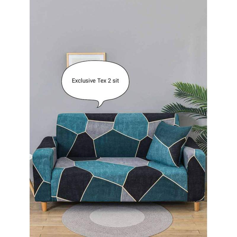 Picture of Chaina magic pinter sofa cover Only  2 seat from famous home 