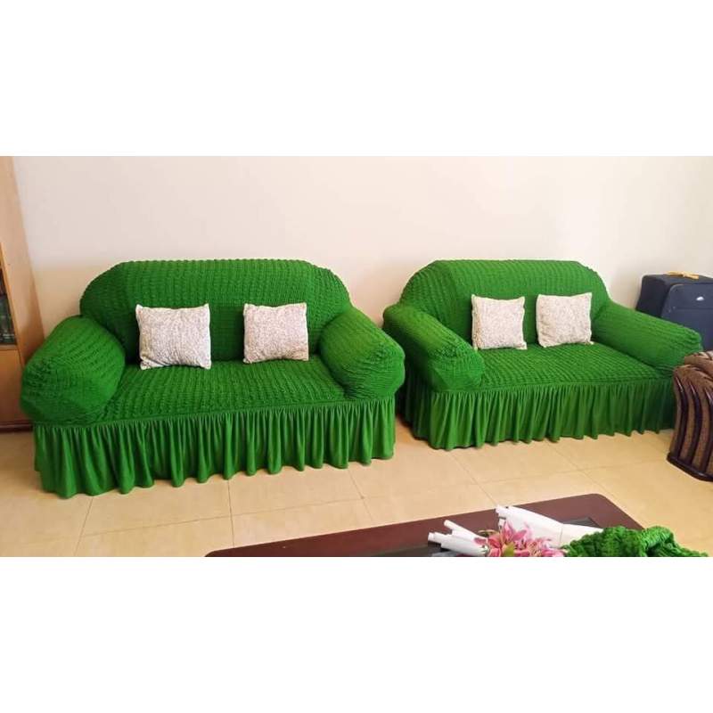 Picture of Sofa Cover 2+2+1/3+1+1 Seater Stitched Spandex Fabric - sofa cover 