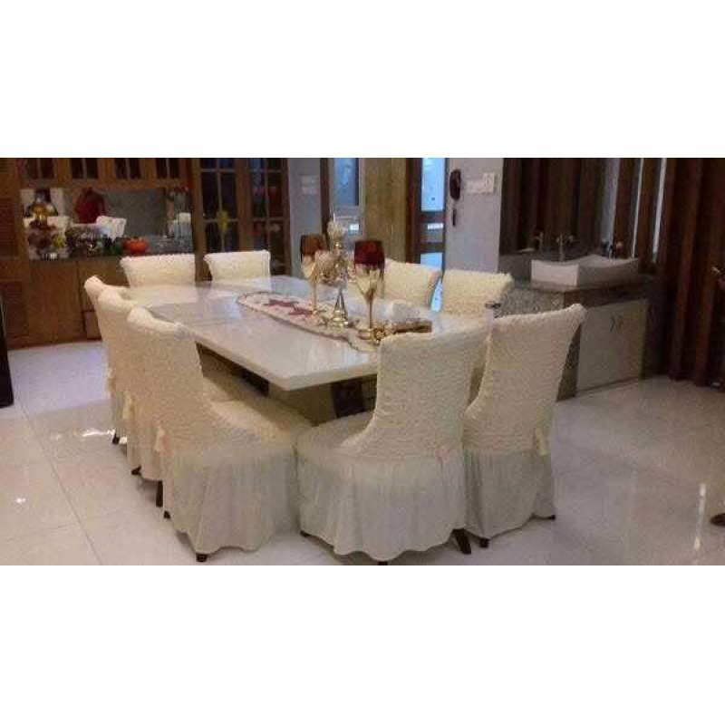 Picture of 6 pis chair cover turki Elastic Stretch Chair Cover for all dining chair 