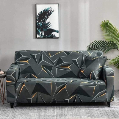 Picture of Premium Luxury China Magic printed stretchable fabrics sofa cover 2+2+1 Seat Multicolor