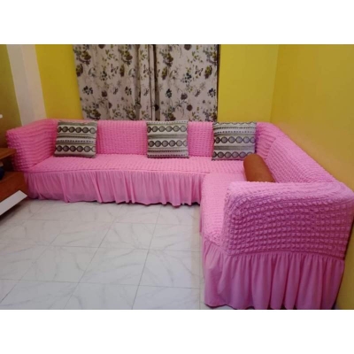 Picture of Turkey sofa cover 2+2+1/ Pink