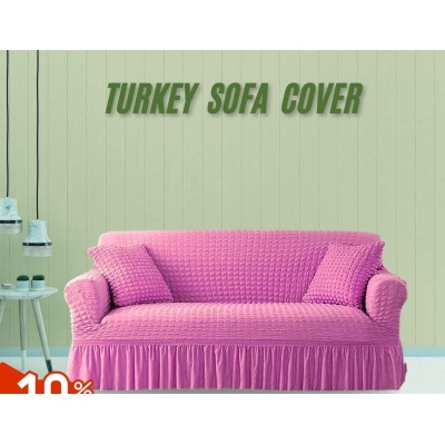 Picture of Sofa Cover 3+1+1 Seater Stitched Spandex Fabric - sofa cover 
