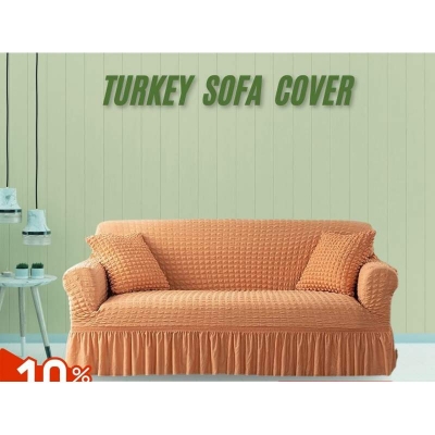 Picture of Sofa Cover 3 Seater Stitched Spandex Fabric - sofa cover 
