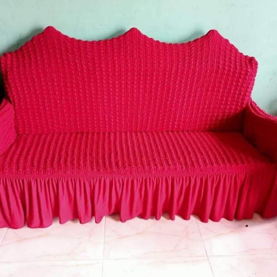 Picture of Sofa cover 2+2+1=5 seater stitch Spandex fabrics by new classical made by tourkey Maroon